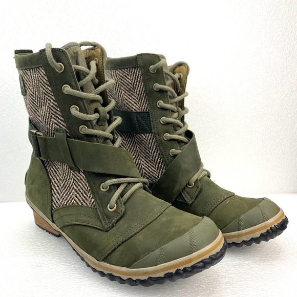 Sorel Shoes - SOREL Slimboot Chevron Leather Boot - Women's 9.5